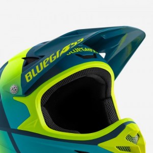 Ανταλλακτικό Γείσο Κράνους Bluegrass Intox Avio Fluo Yellow Matt DRIMALASBIKES